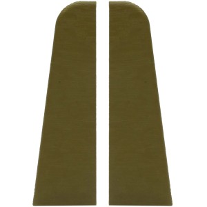 2 Endkappen in Eiche für Sockelleisten Modern 60, Zubehör für Laminat & Parkett.