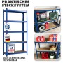 KARAT Schwerlastregal Lakota 2er Set Traglast bis 875 kg Blau 150 x 75 x 30 cm_3