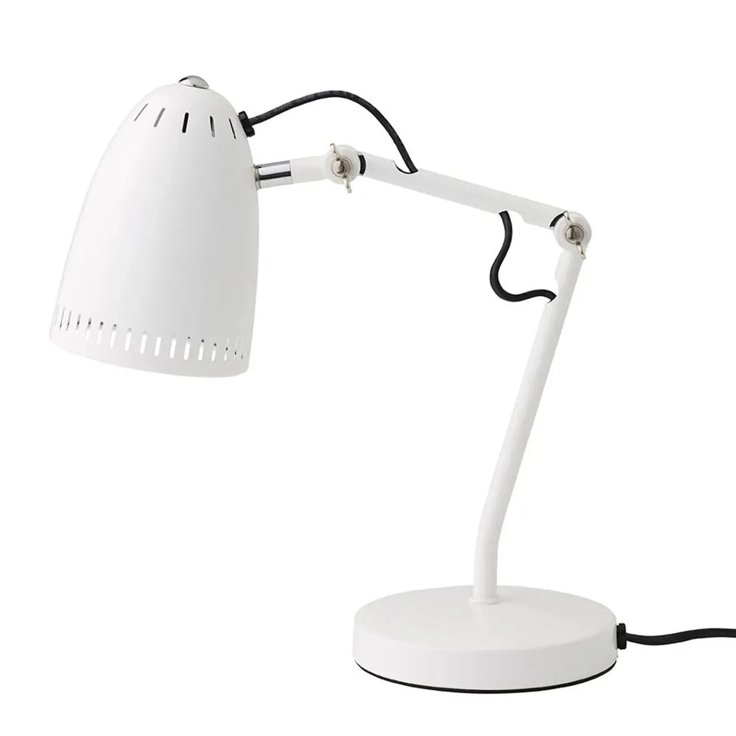 Superliving Schreibtischlampe Dynamo 345 Matt Weiß Metall 25 cm
