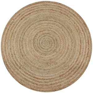 vidaXL Teppich Jute Geflochten 90 cm Rund 245336