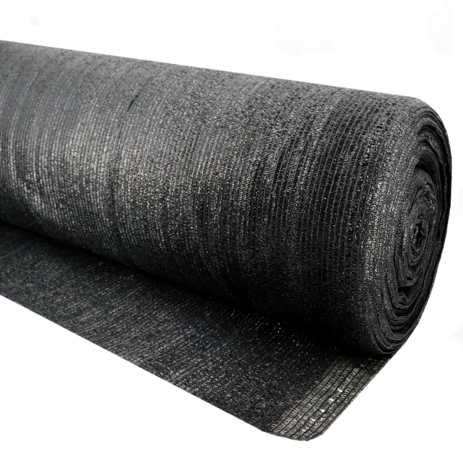 Aufgerollte, dunkelgrüne Aquagart Maulwurfsperre (40m²) aus engmaschigem HDPE-Gewebe.