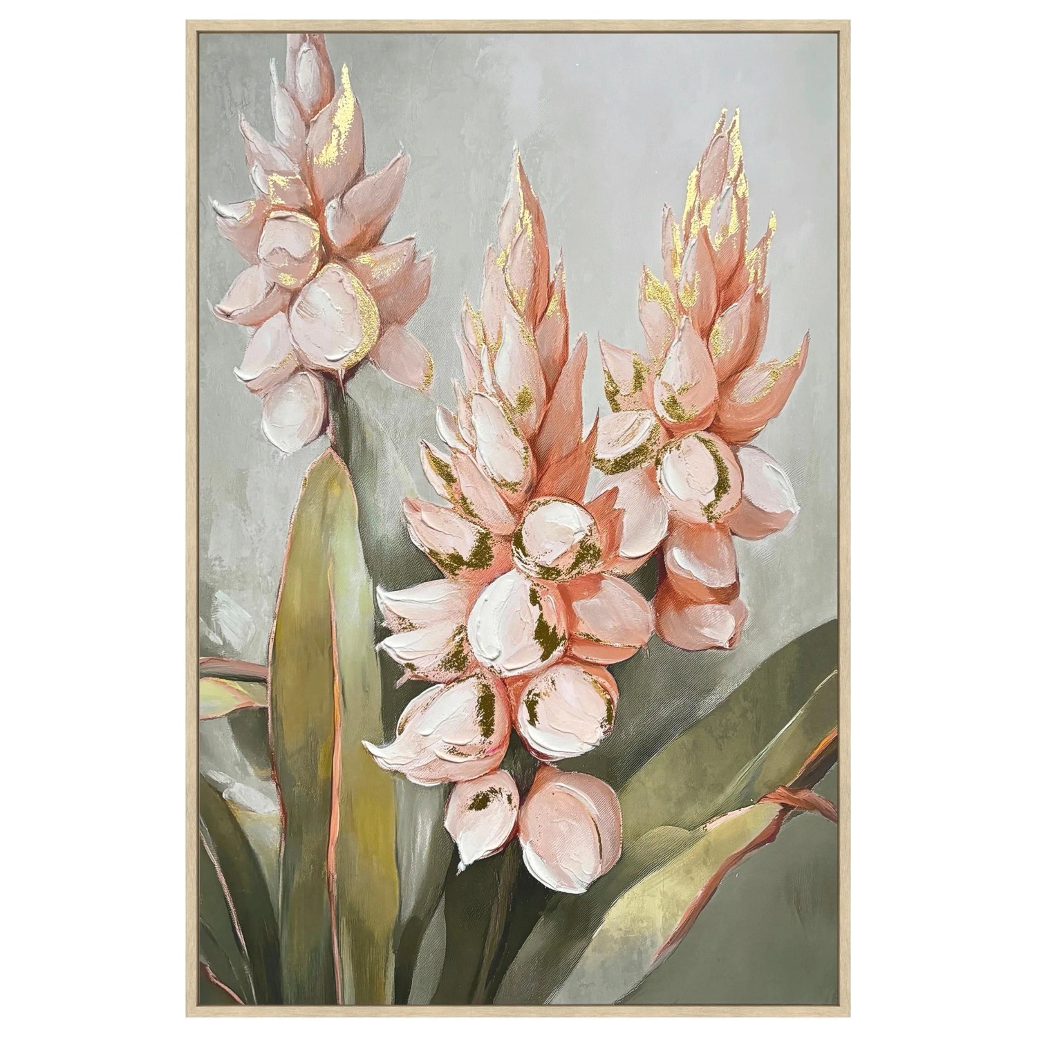 Mömax Keilrahmenbild Lotta Grün/Natur/Rosa ca. 60x90cm