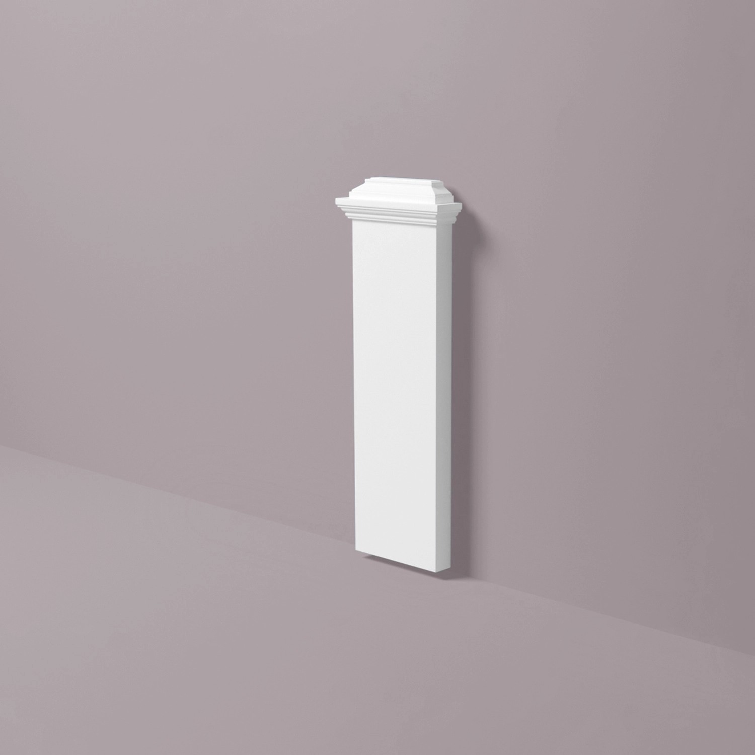 Thumbnail - NOEL & MARQUET NMC PB2 ARSTYL Pilaster Sockel Pilaster Zierelement 74,4 cm x 5,4 cm x 24,5 cm Weiß