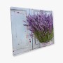 Myspotti Mini-Spritzschutzplatte Vintage Lavendel, Küchenrückwand mit Lavendelmotiv.