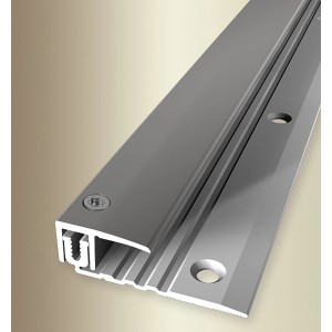 Parkettfreund Endprofil PF 257 Edelstahl, 100cm lang, für Bodenhöhe 6,5-16mm.