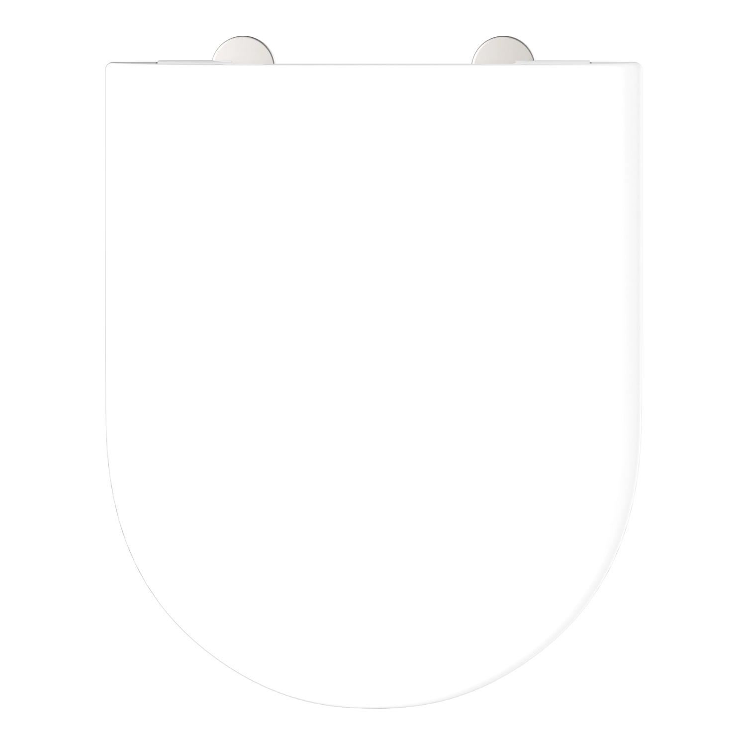 Schütte WC-Sitz D-Form Pro 5 Duroplast mit Absenkautomatik Weiß günstig online kaufen