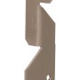 Alberts Duravis Sparren-Pfettenanker, perlbeige, zur Verbindung von Holzbalken im Dachbau.