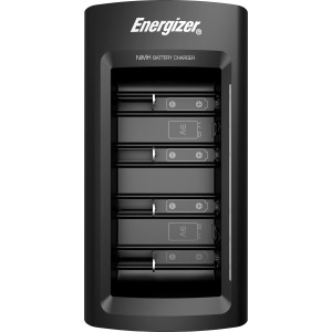 Energizer Universal Akku-Ladegerät für AA, AAA, C, D und 9V NiMH Akkus, ohne Akkus.