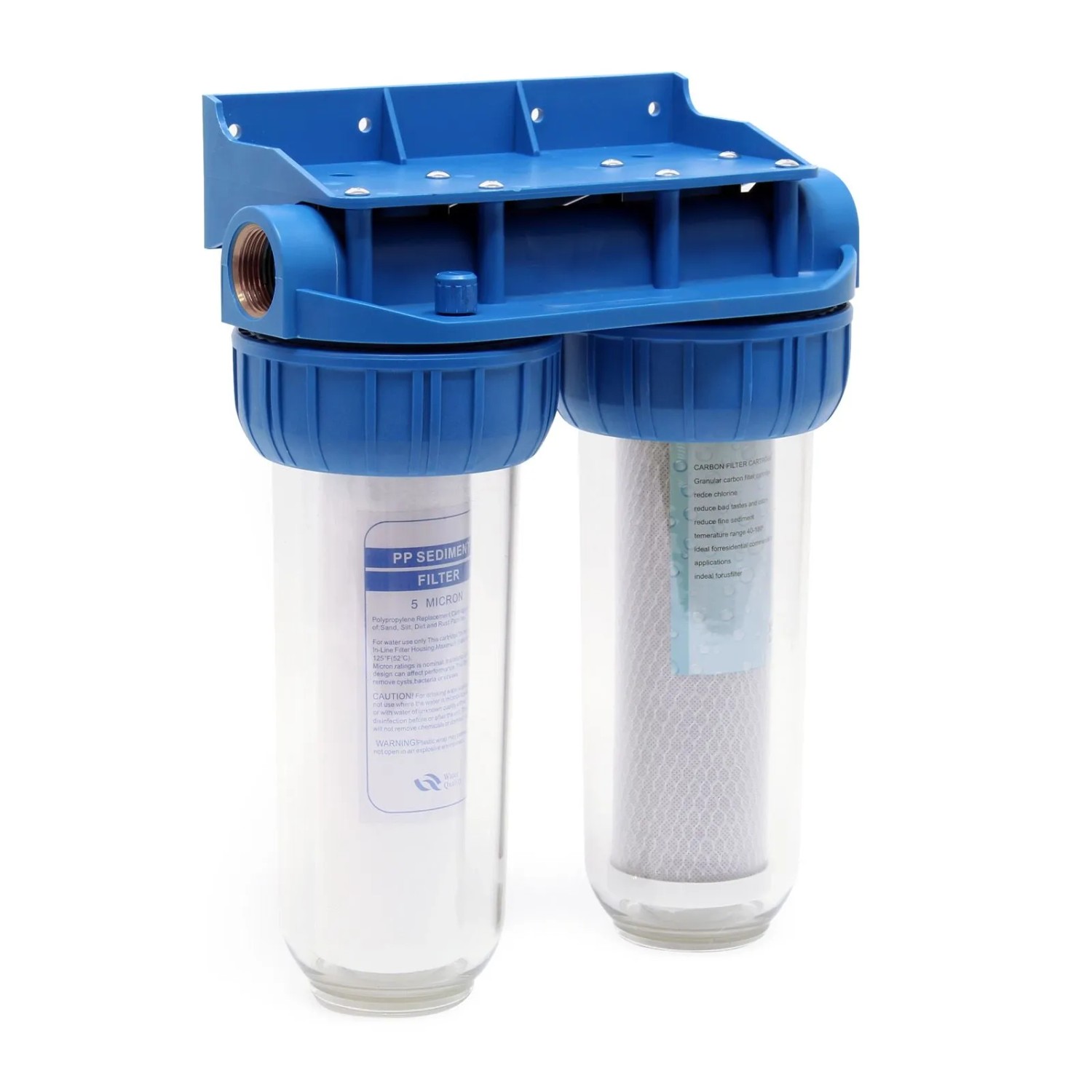 Naturewater Nw-Br10B3 Doppelfilter Wasserfilter 2616Mm 3/4 Zoll Sediment Aktivkohle