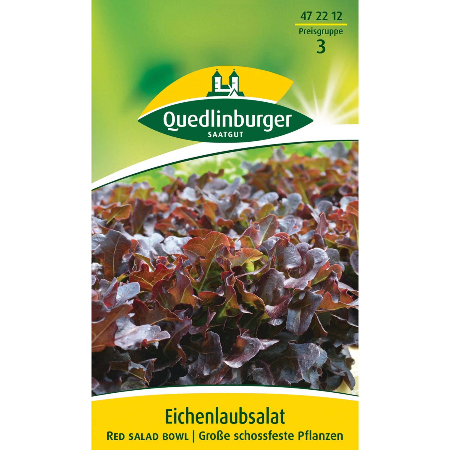 Quedlinburger Eichenlaub Salat ''Red salad bowl'' günstig online kaufen