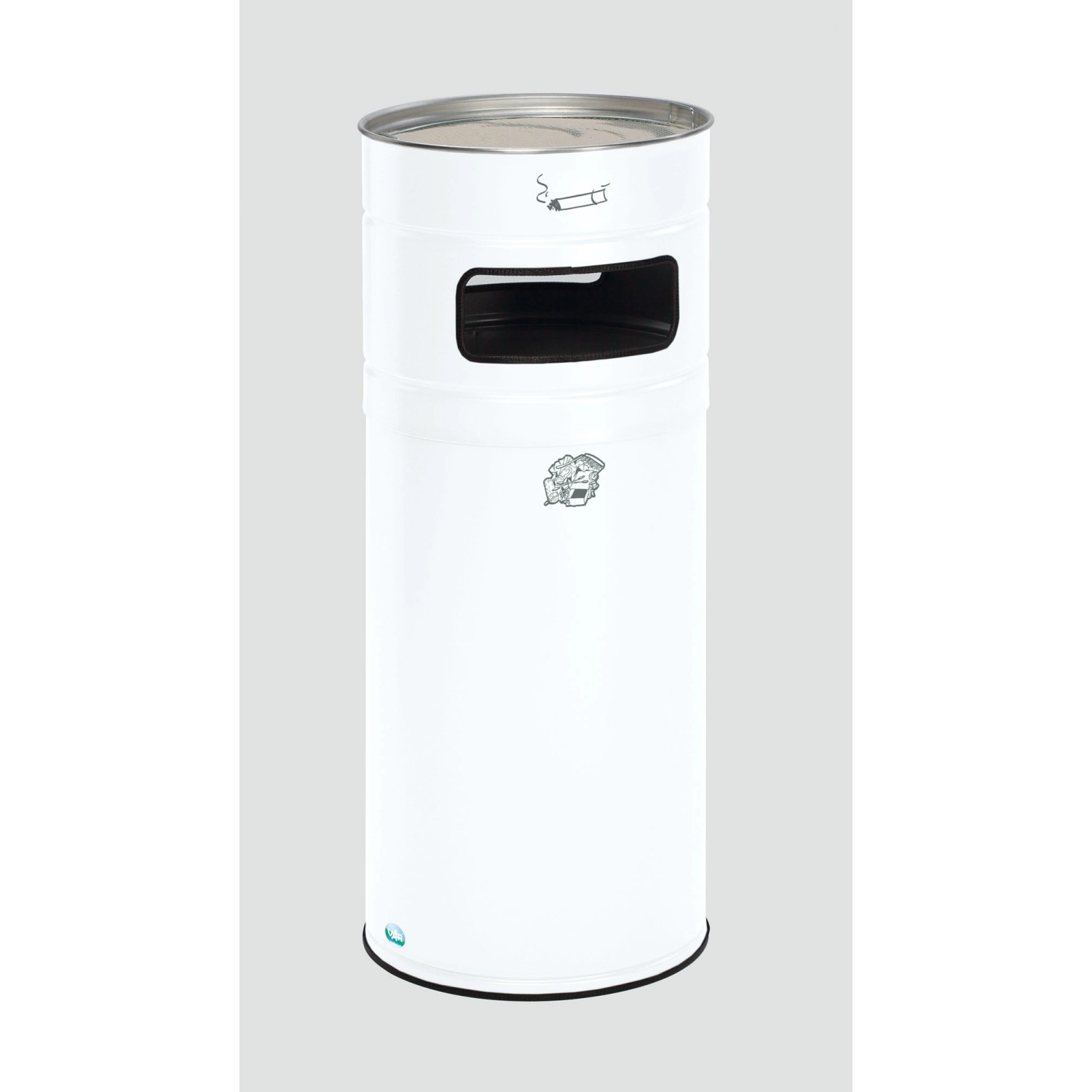 PROREGAL Robuster Kombiascher Mit 2 Fach Einwurf 104 Liter HxBxT 99 x 43,5 günstig online kaufen