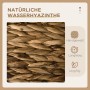 Detailansicht der Wasserhyazinthe des PawHut Kratzbaums mit 3 Höhlen.