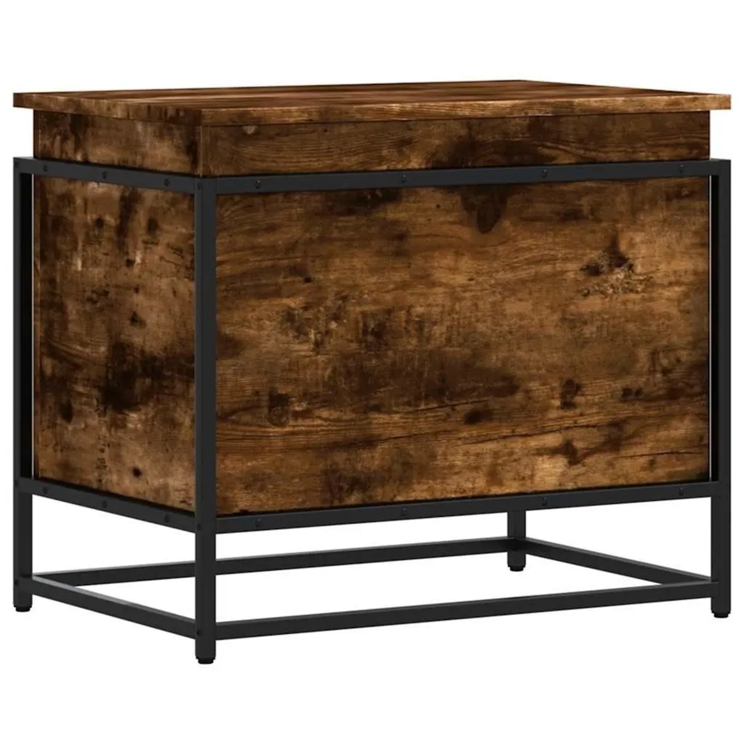vidaXL Aufbewahrungsbox mit Deckel Räuchereiche 60x40x51,5 cm 848796