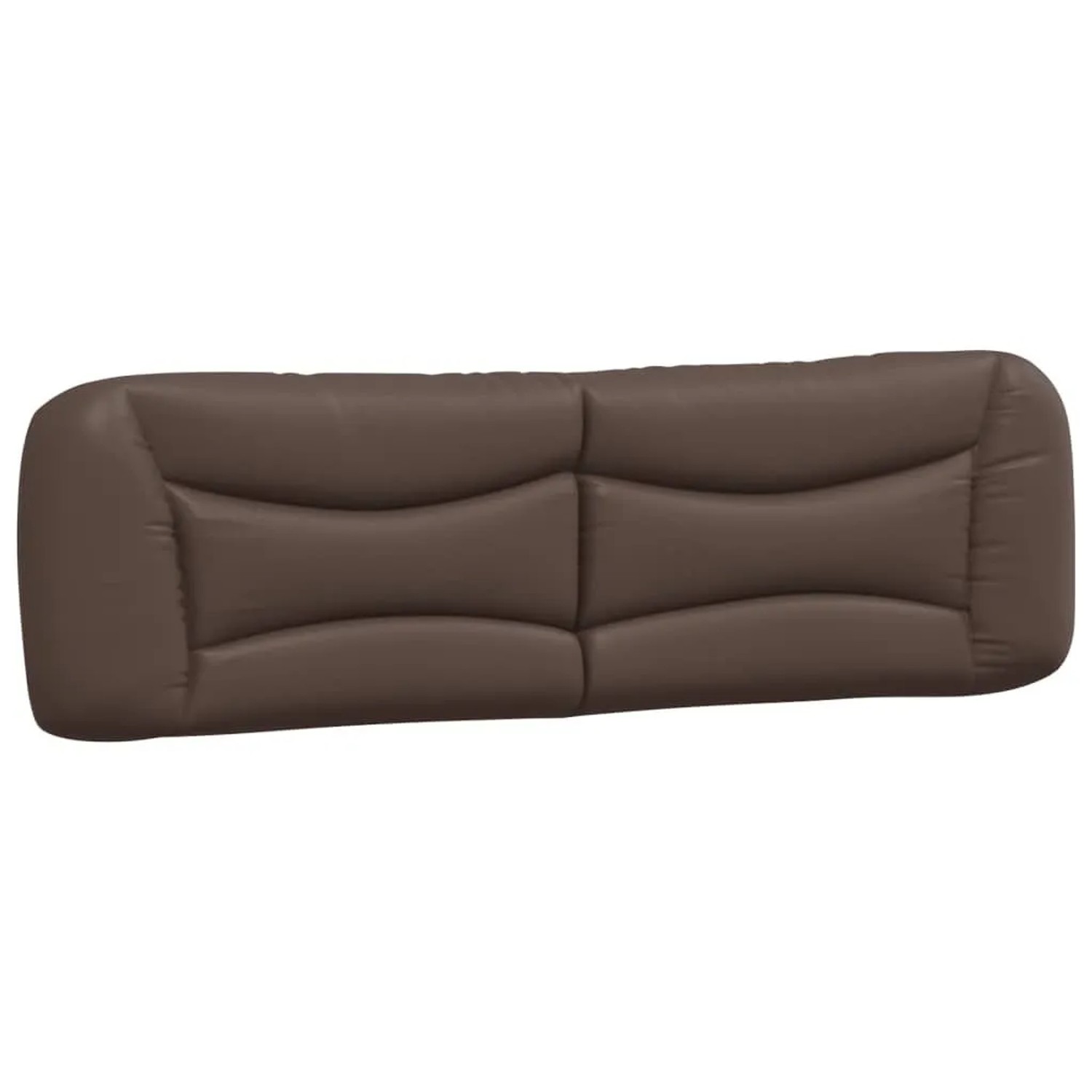 Thumbnail - vidaXL Kopfteil-Kissen Hvar Braun 180 cm Kunstleder 374609