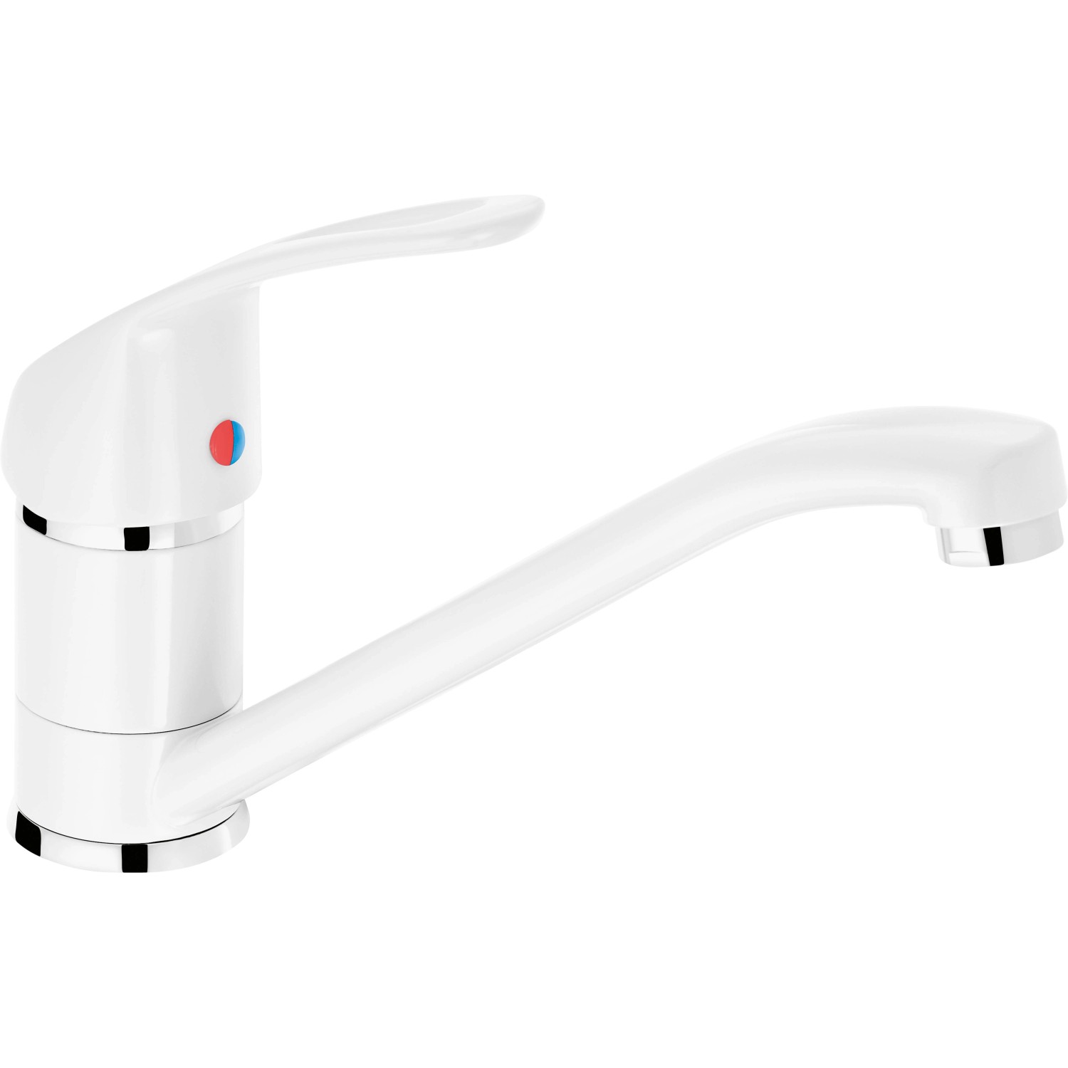 OBI Einhebel Spültischarmatur Manar Weiß