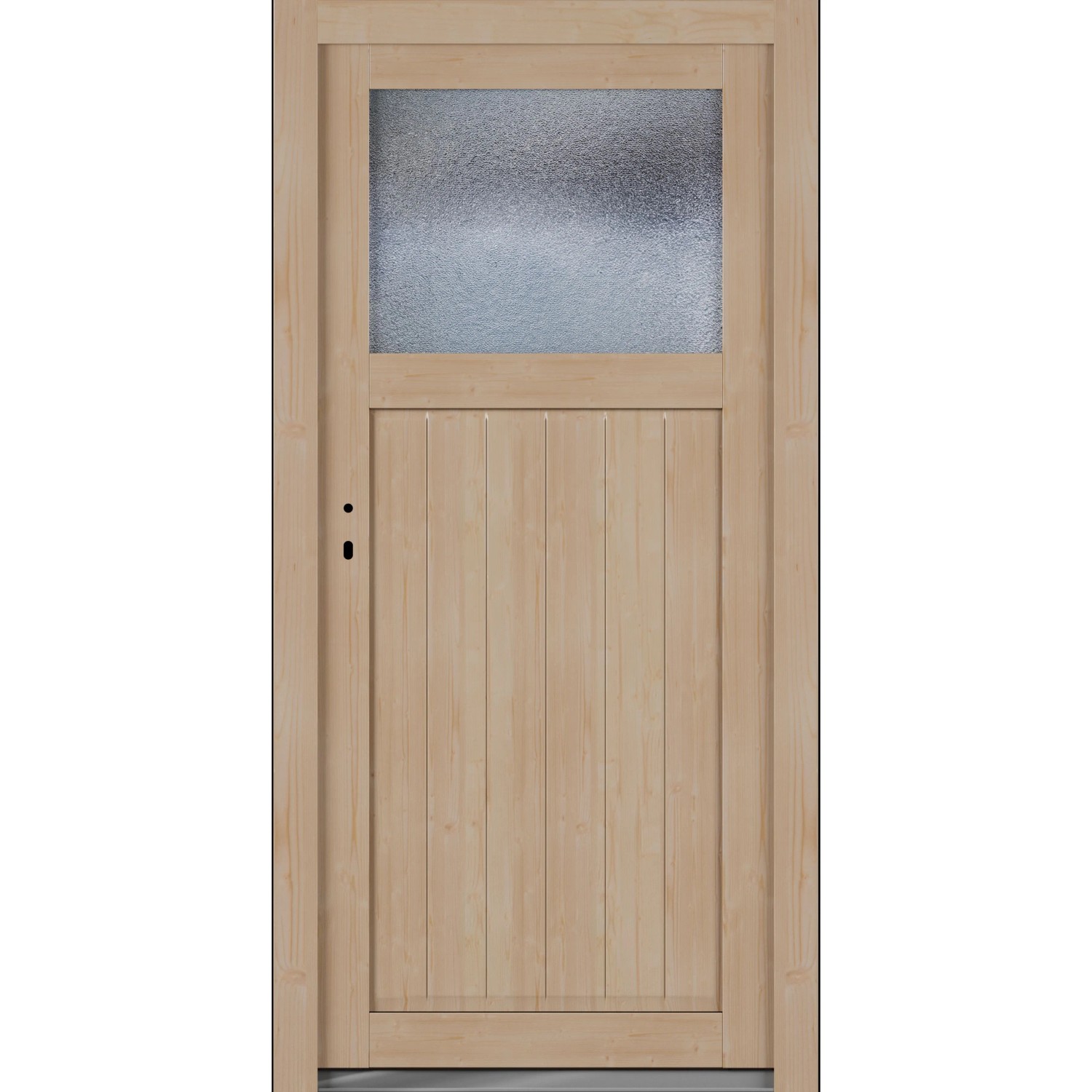 Roro Nebeneingangstür OHE 1002 Fichte 98 cm x 198 cm DIN L günstig online kaufen