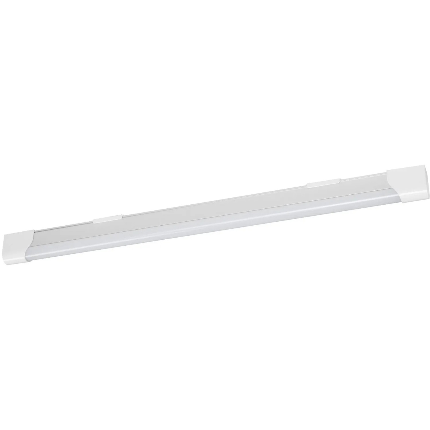 Ledvance LED-Lichtleiste Value Batten, 63,4 cm, silberfarben, für Küche, Regal oder Schrank.