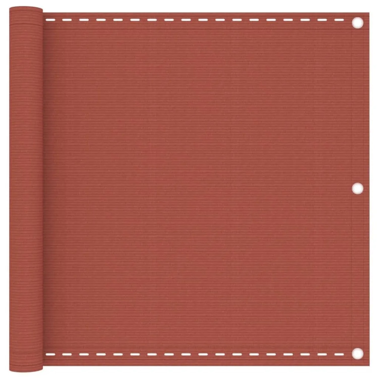 vidaXL Balkon-Sichtschutz Terracotta-Rot 90x400 cm HDPE 310949