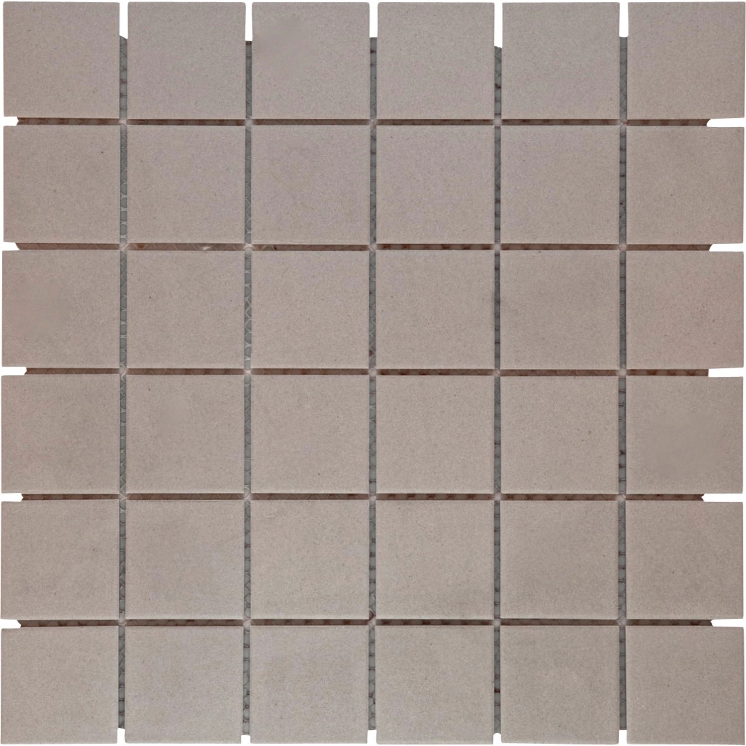 Mosaikmatte Antislip Hellgrau Keramik 30 cm x 30 cm