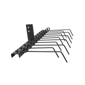 Texas Rechen für Hobby 380 TG, Zubehör für Motorhacken zur Bodenbearbeitung und Furchenziehung.