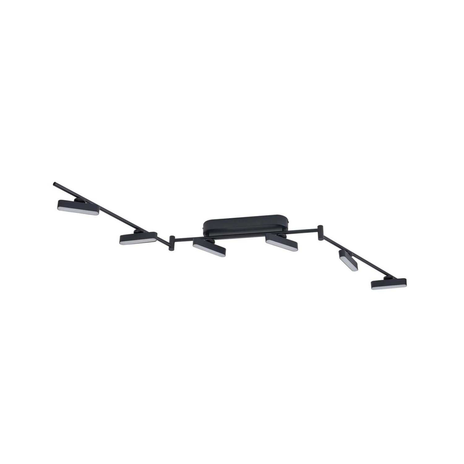 Lindby LED Deckenlampe Eldrin 10029269 Dimmbar Modern in Schwarz aus Metall günstig online kaufen