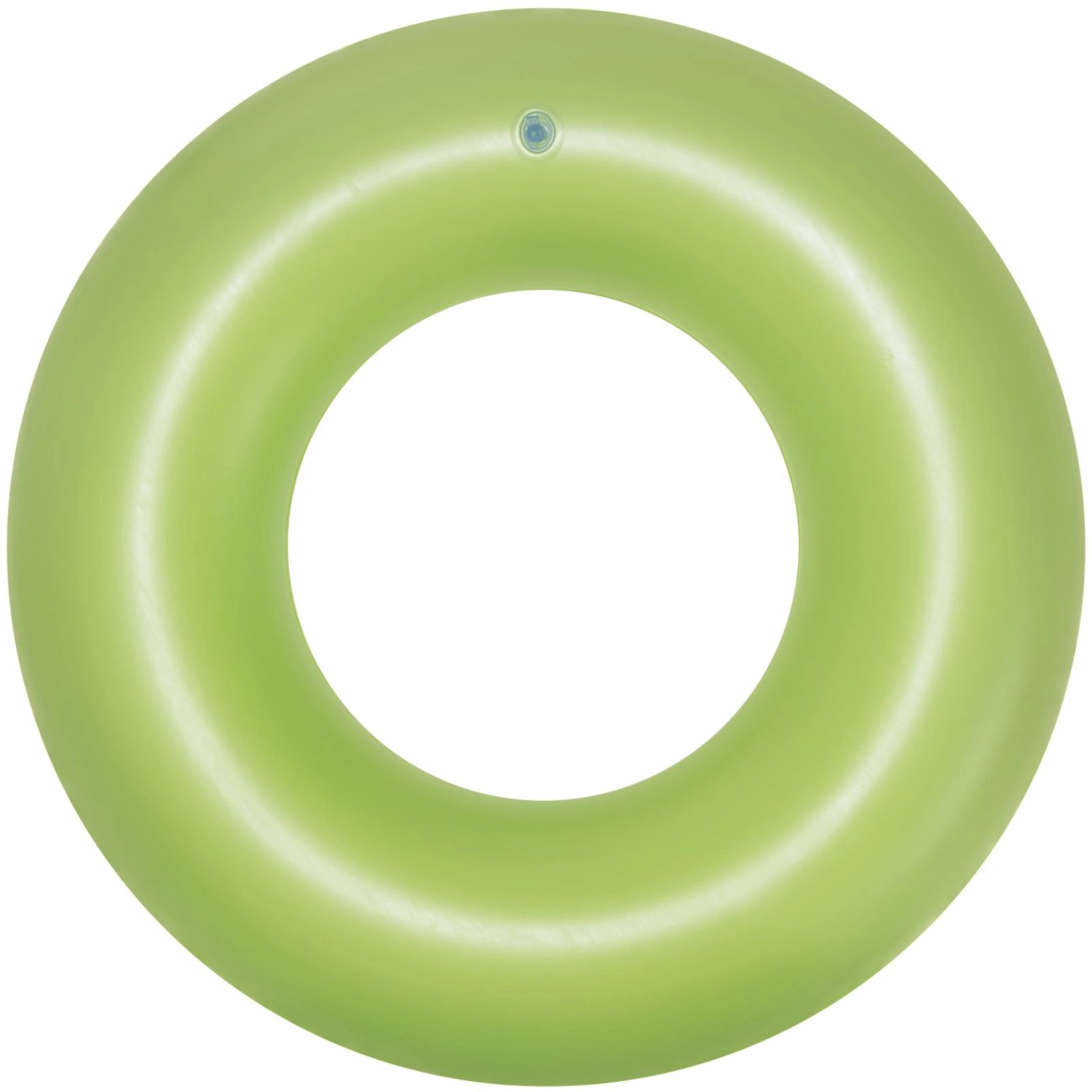 Grüner Bestway Schwimmring Frosted, Ø 80 cm, aus PVC mit Sicherheitsventil.