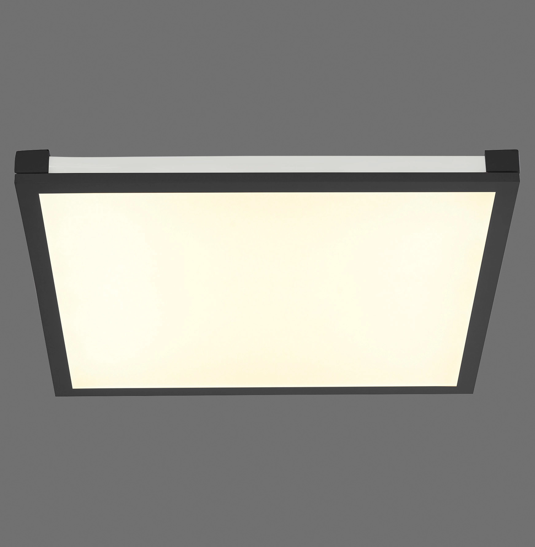 Just Light. LED-Deckenleuchte Mario Schwarz 45 CCT/ cm x 45 RGB cm