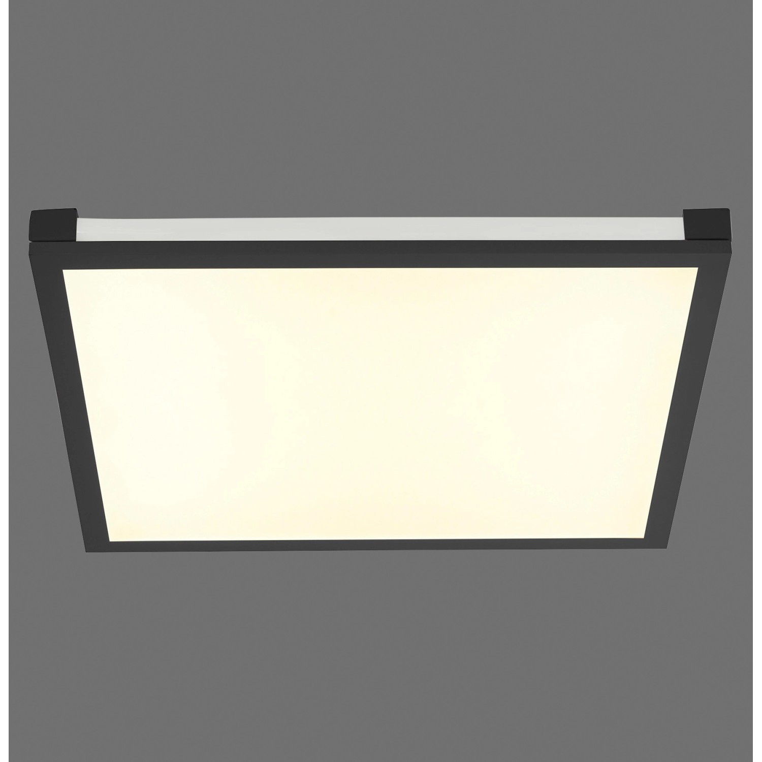 Just Light. LED-Deckenleuchte Mario RGB 45 Schwarz cm 45 x cm CCT