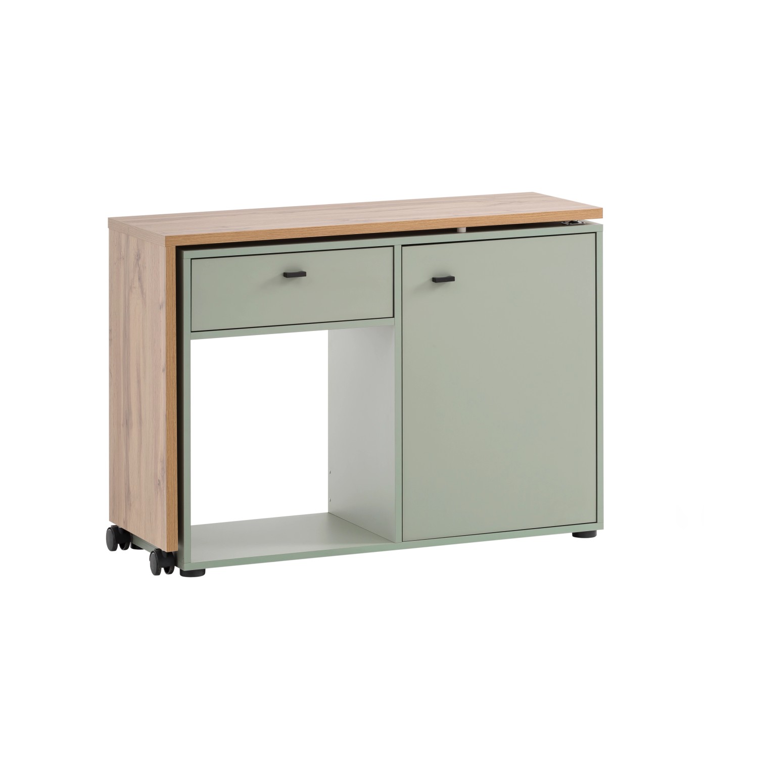 PROREGAL Schreibtisch mit Drehbarer Arbeitsplatte Monkey HxBxT 75 x 105 x 3 günstig online kaufen