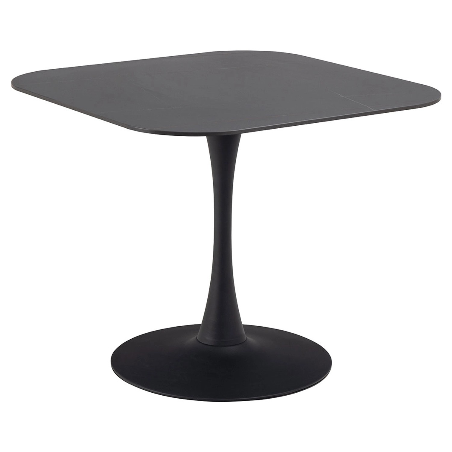ebuy24 Malta1 Esstisch 90x90cm Schwarz günstig online kaufen