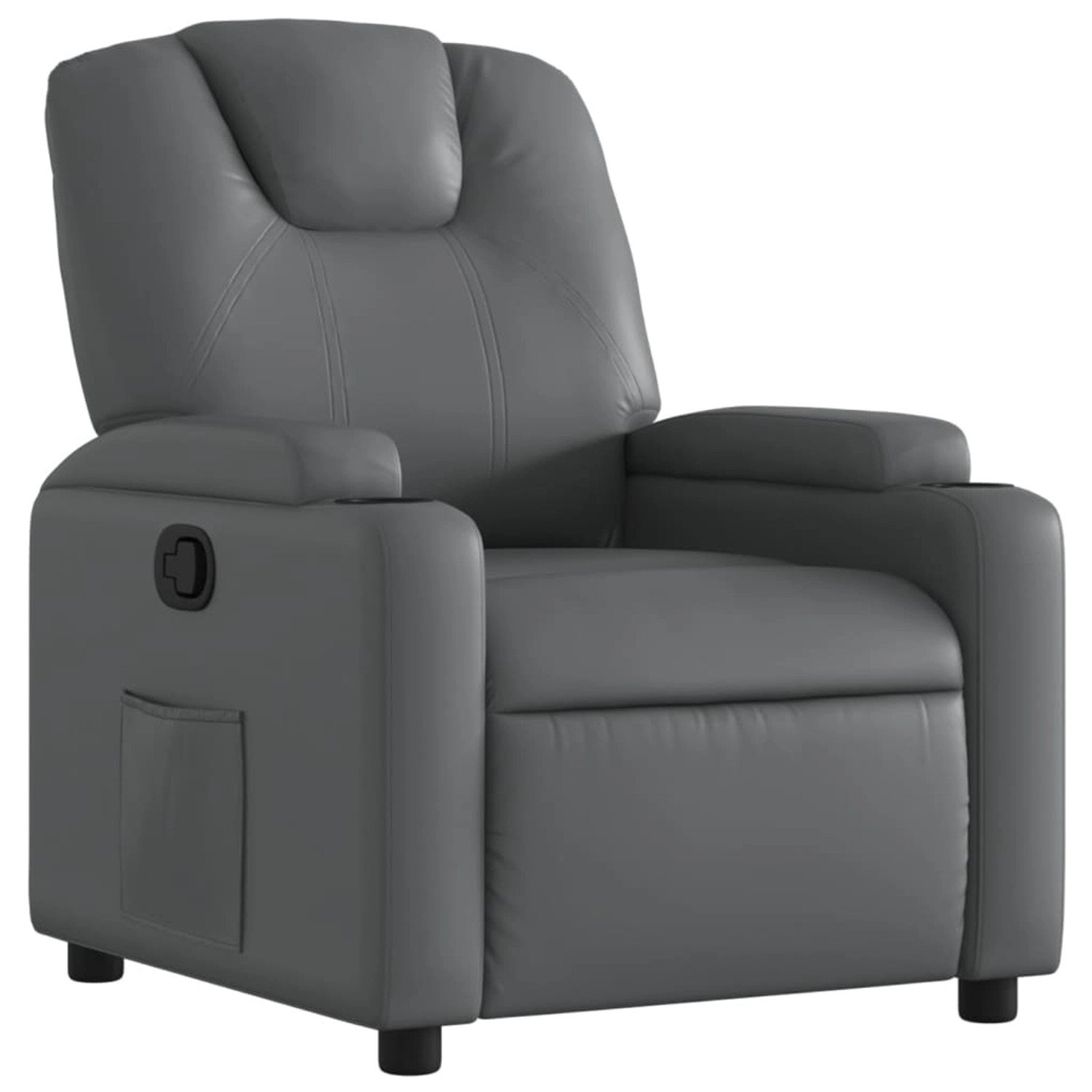 vidaXL Relaxsessel Grau Kunstleder 3205542 günstig online kaufen