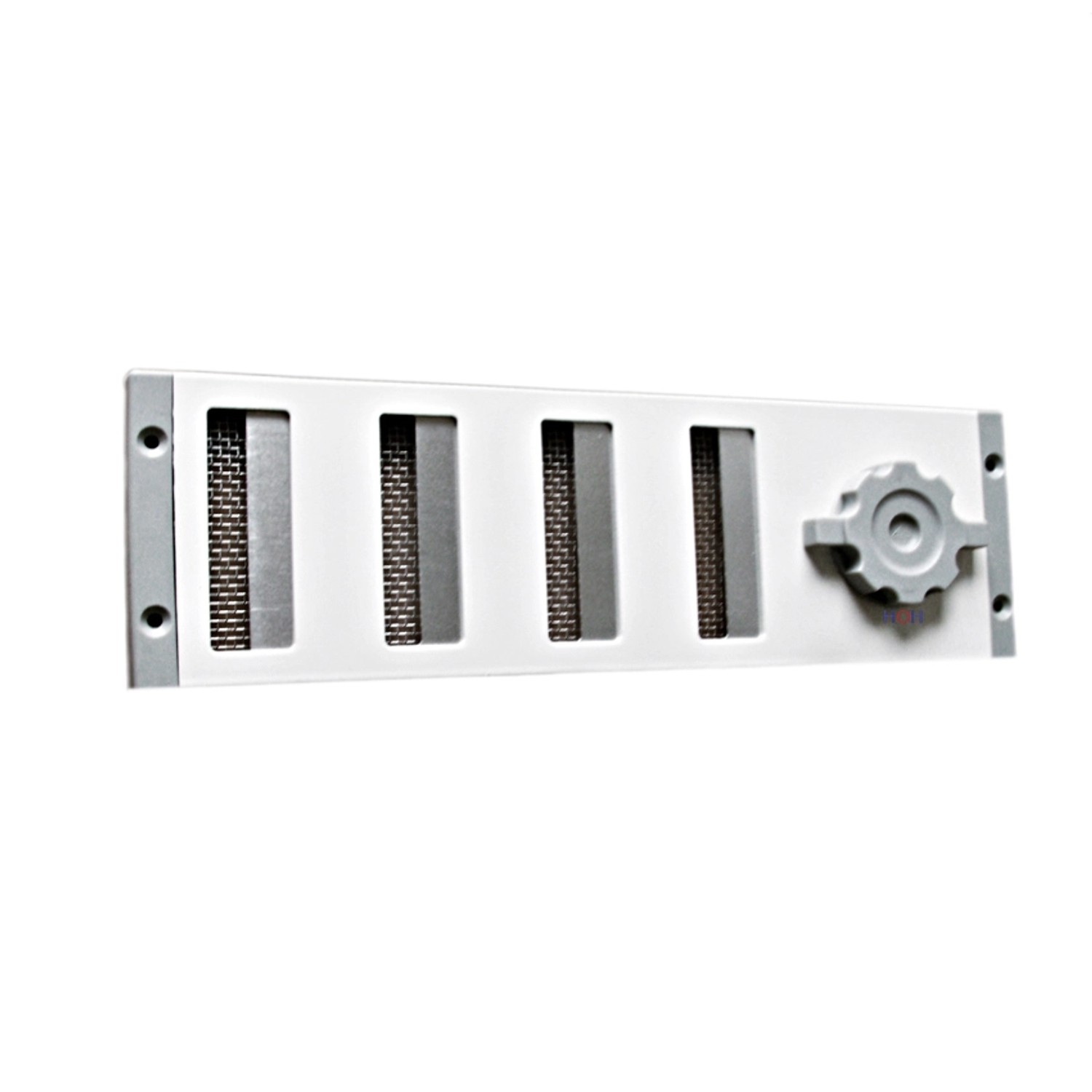 Häusler Lüftungsgitter LG 3009 SW Schiebegitter Alu Weiß 300 x90mm Abluftgi günstig online kaufen