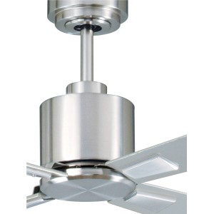 Energiespar Deckenventilator Airfusion Climate DC Chrom, 132 cm Durchmesser.