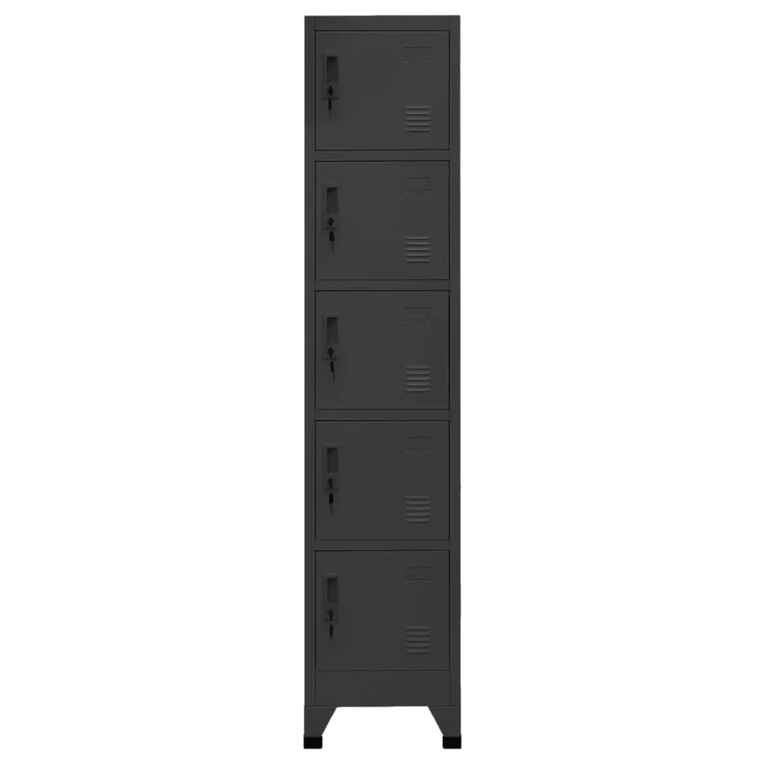 vidaXL Schließfachschrank Anthrazit 38x40x180 cm Stahl Modell 1