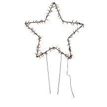 Lichterzweige Mit 80 LEDs – Braun, 120 Cm, Für Vasen & Tischdeko, Warm-weiß, Innendeko