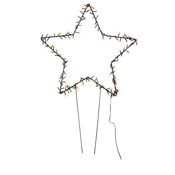 Lichterzweige Mit 80 LEDs – Braun, 120 Cm, Für Vasen & Tischdeko, Warm-weiß, Innendeko