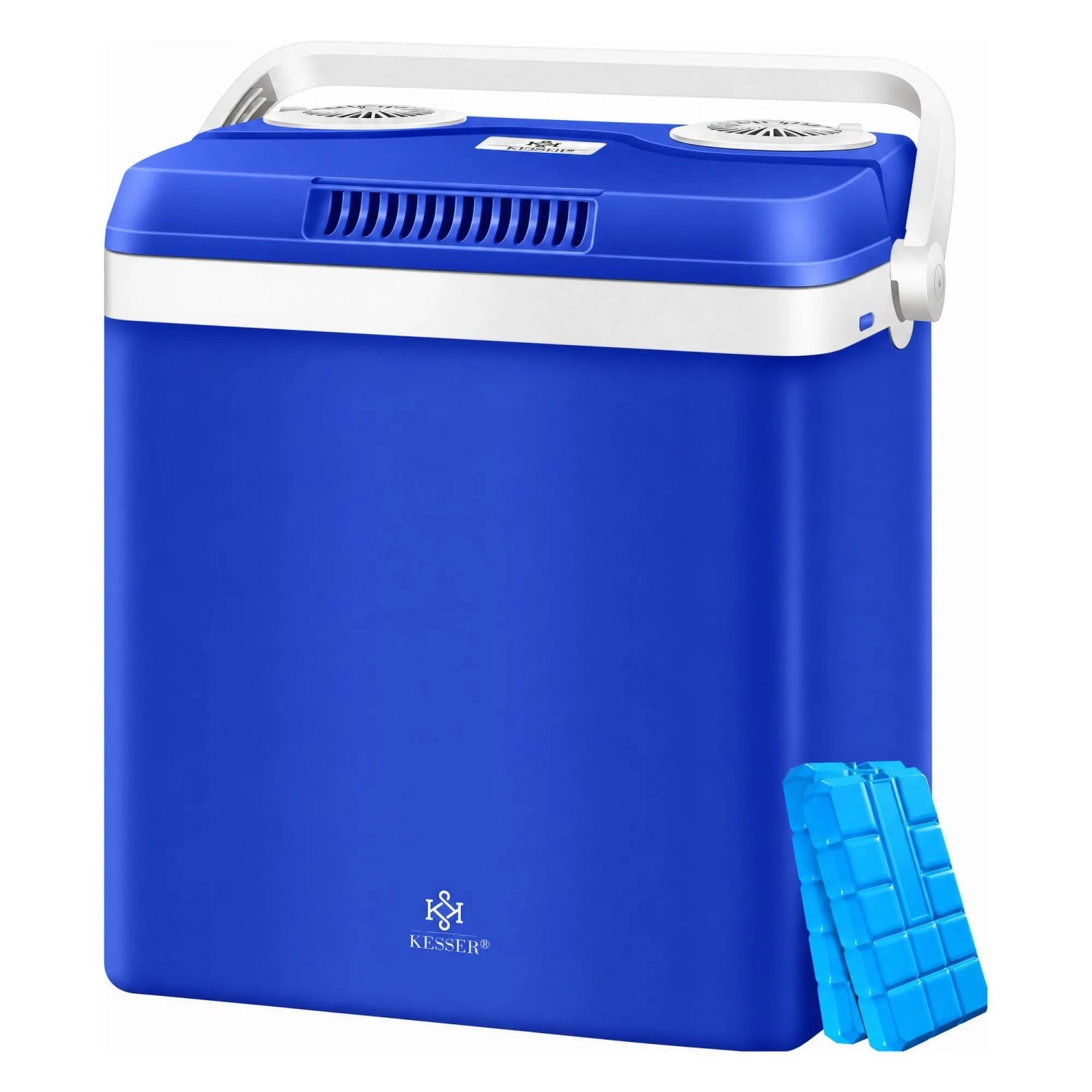 KESSER Kühlbox und Warmhaltebox für 12 V und 230 V Anschluss 32, Blau