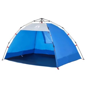 vidaXL Strandzelt 2 Personen Azurblau Quick Release Wasserdicht 4005296