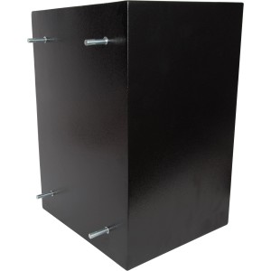 Perel Safe mit Codeschloss und Notschlüssel, 500x350x350 mm, zur Wand- oder Bodenmontage.