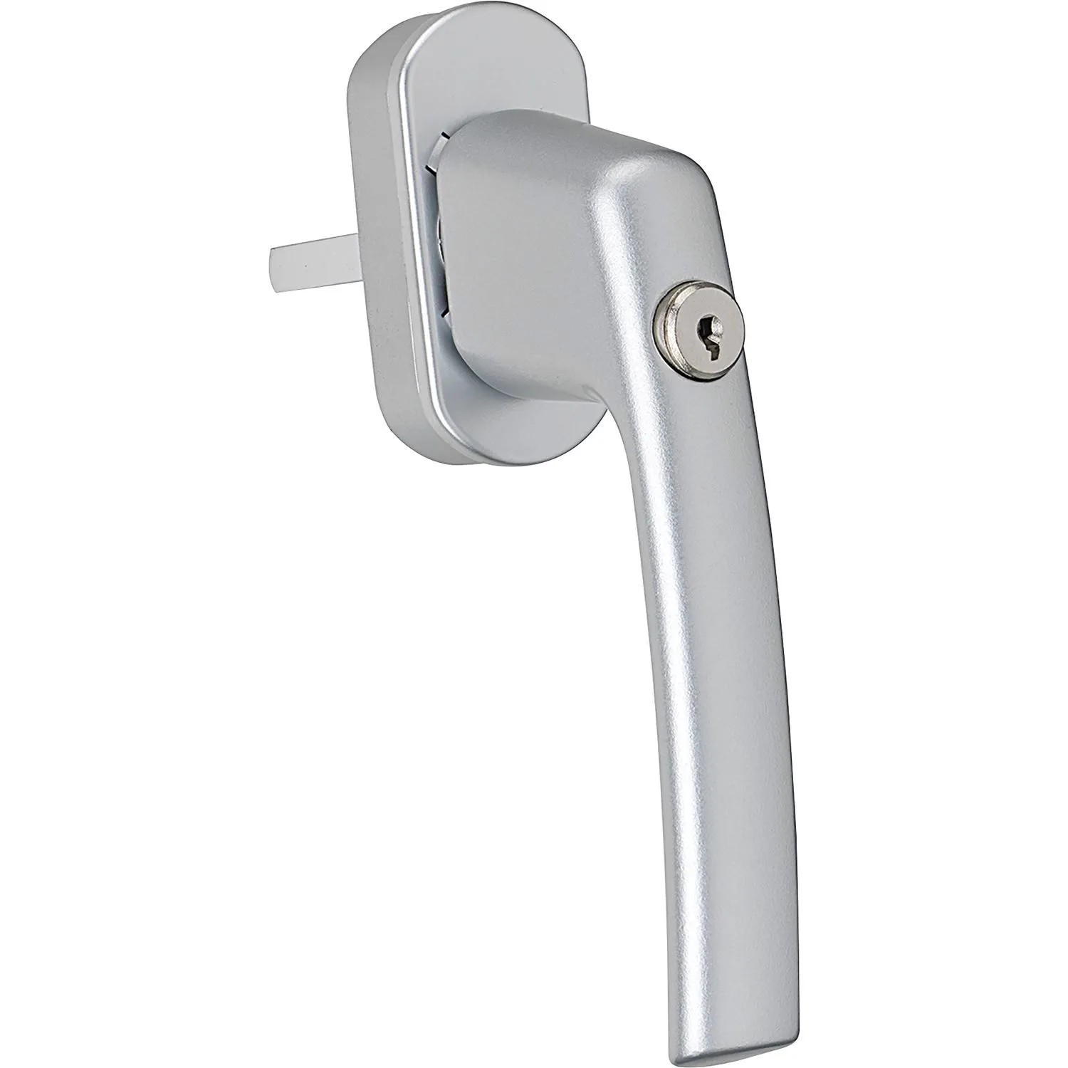 Maco Fenstergriff Tresor Sperrzylinder Vk 7x35mm Alu Silber Lackiert