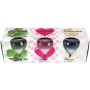 HS Candle Duftkerzen Selection Romantic, 12er Pack mit Glück, Liebe, Träume Motiven.