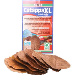 JBL Catappa XL Seemandelbaumblätter für Aquarien, zur Wasseraufbereitung und Förderung der Fischgesundheit.