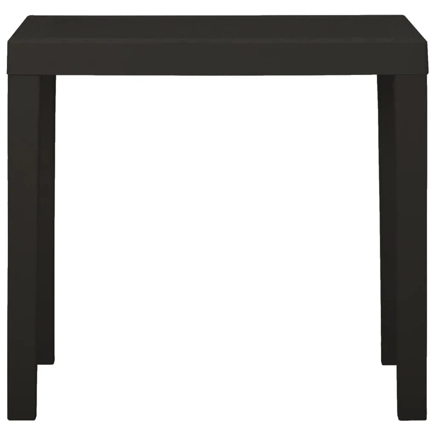 Furnicato Gartentisch Anthrazit 79x65x72 Cm Kunststoff