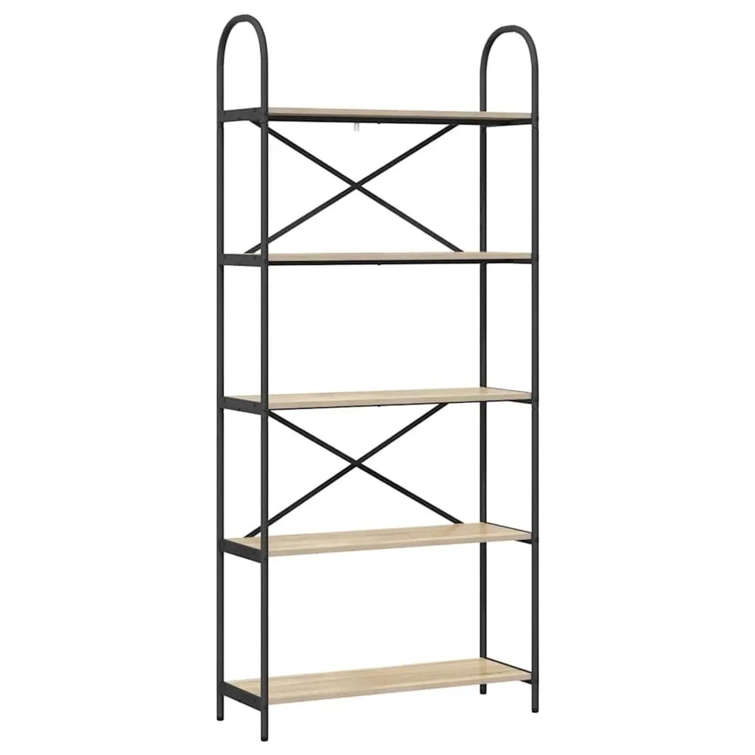 vidaXL Bücherregal Sonoma-Eiche 80 x 30 x 183 cm Holzwerkstoff 879888 günstig online kaufen