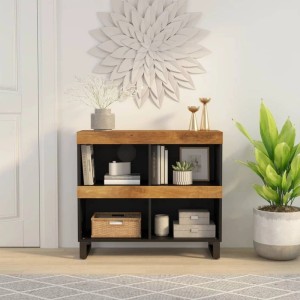 vidaXL Beistellschrank 85x33x75 cm Massivholz Mango 352900
