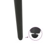 vidaXL Konsolentischbeine Konische Form 4 Stk Anthrazit 72-73 cm Stahl 4012518_9