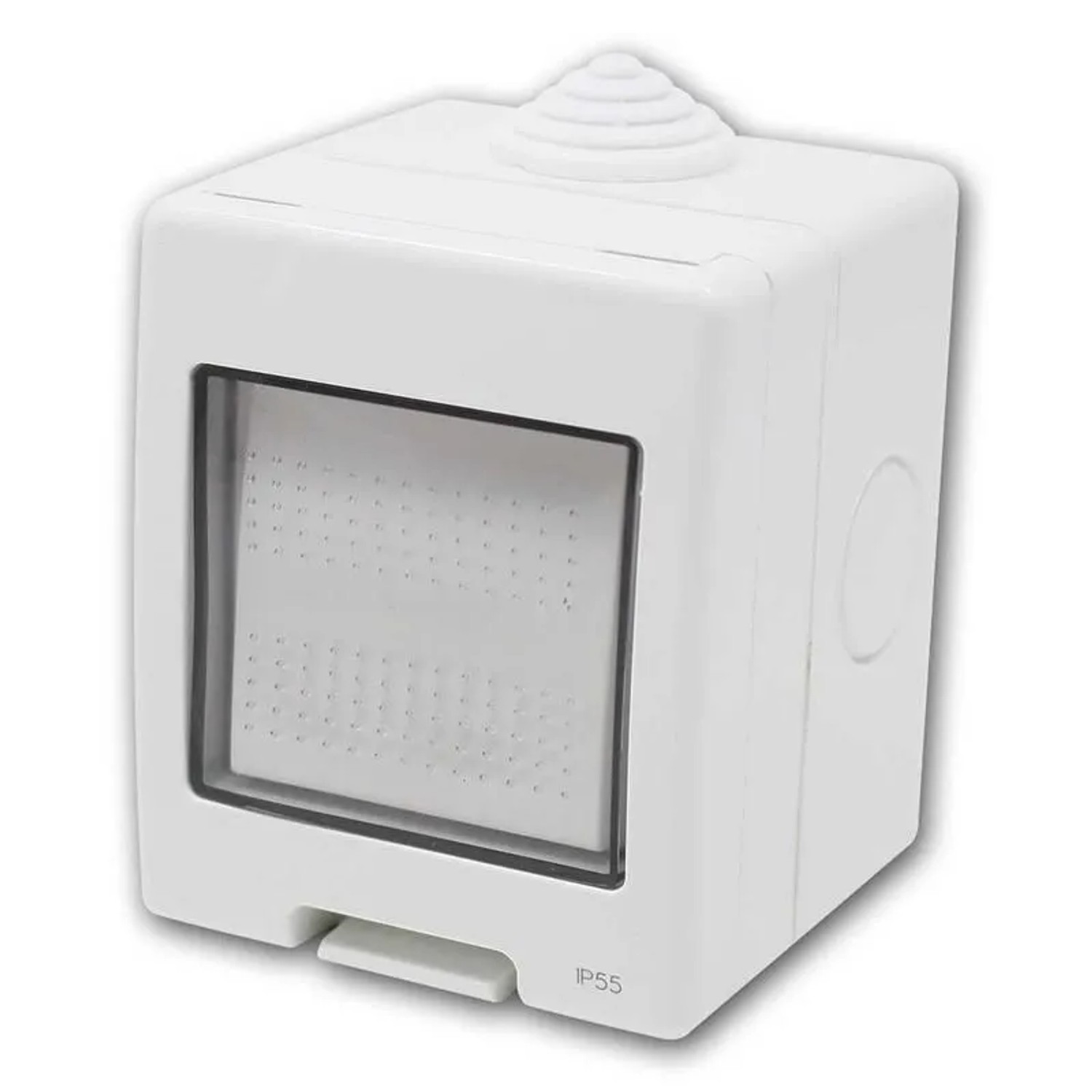 TEM Aufputz W Schalter Lichtgrau 16A250V IP55