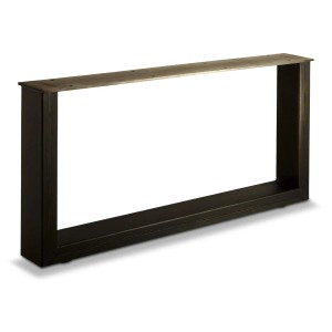 SOTECH Design Tischgestell KUFE Industrial Vintage Look Stahl Bis 250 Kg Belastbarkeit Höhenverstellbar Höhe 400 mm Tiefe 800 mm