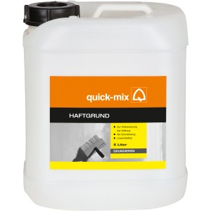 5 l Quick-Mix Haftgrund im weißen Kanister. Grundierung für saugende Untergründe.