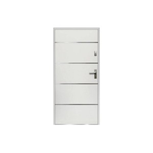 Vente-unique Haustür Naxara Weiß 95 cm